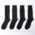 10 paar ademende klassieke halfhoge zwarte katoenen sokken